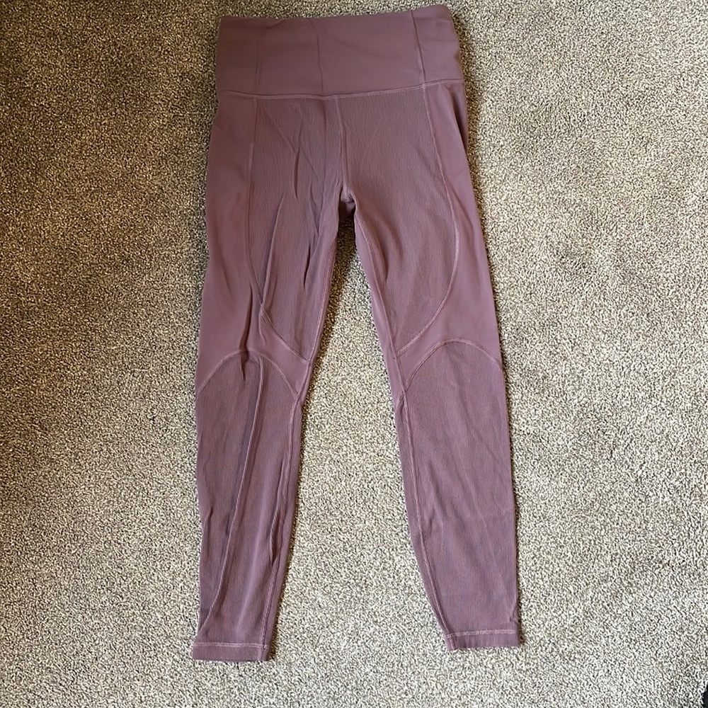 Athleta rise up rib 7/8 tights